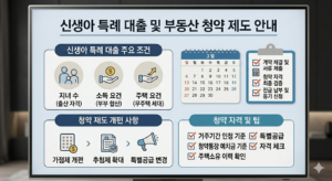 신생아 특례 대출 및 부동산 청약 제도 안내